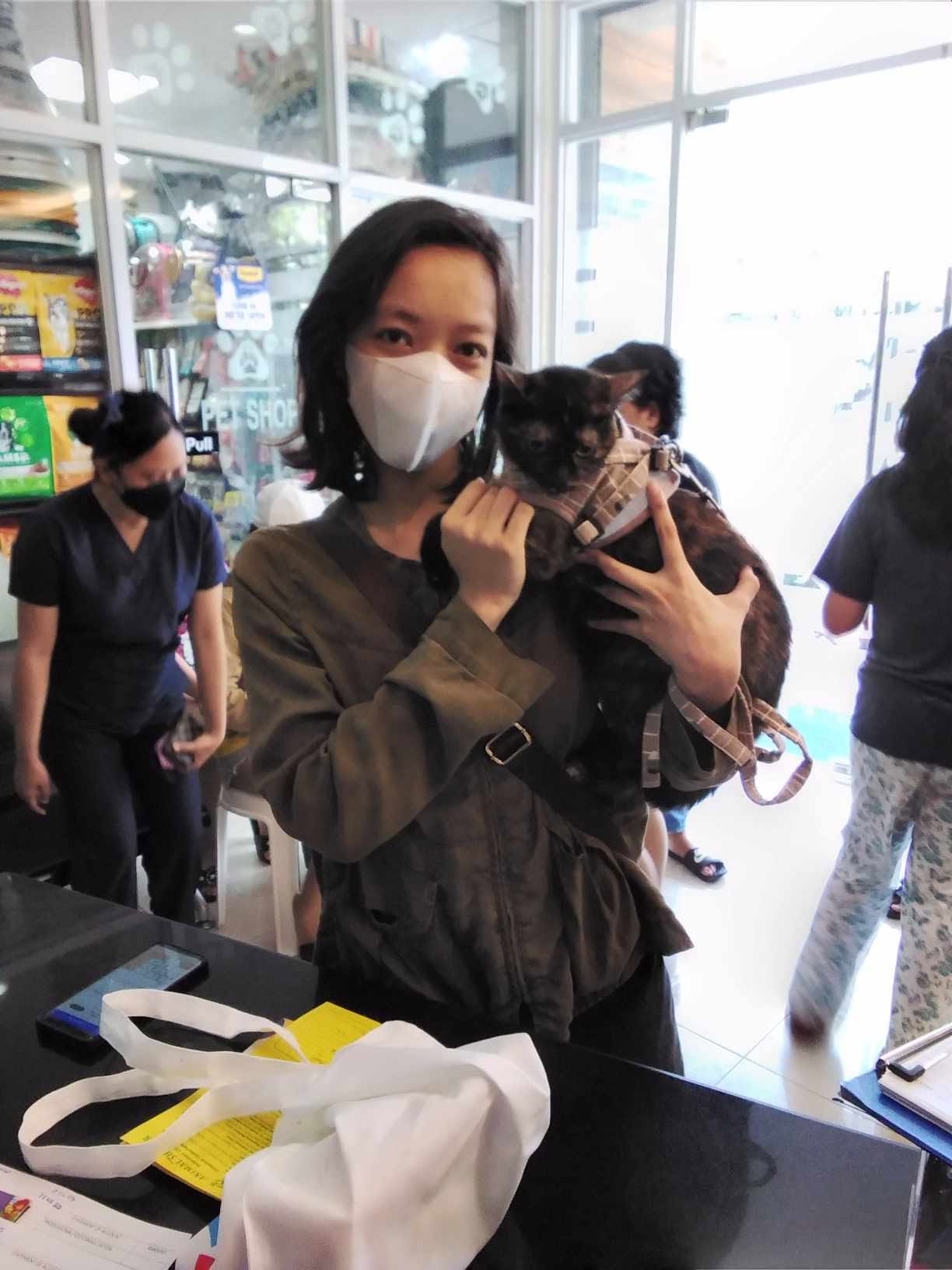 Furbaby cat visit at Gabieta Vet Clinic